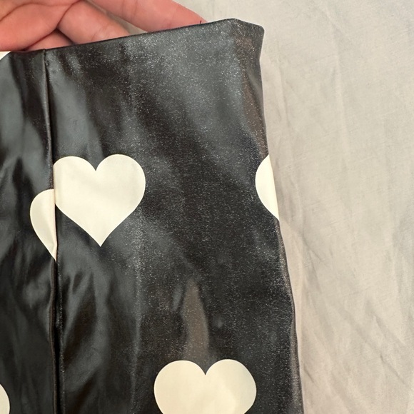 Black Hearts Mini Skirt - Picture 3 of 4